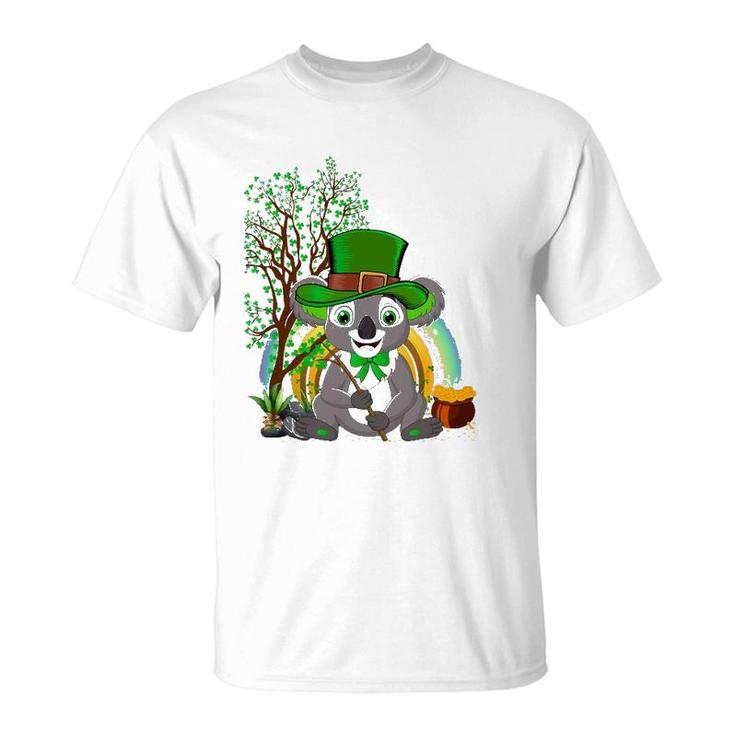 Koala Lover Leprechaun Hat Koala St Patrick's Day T-Shirt