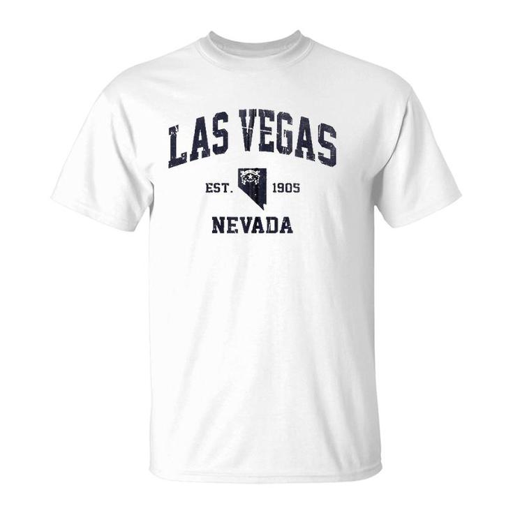 Las Vegas Nevada Nv Usa Vintage State Athletic Style Gift Zip T-Shirt