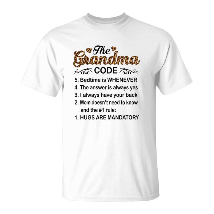 Leopard The Grandma Code T-Shirt