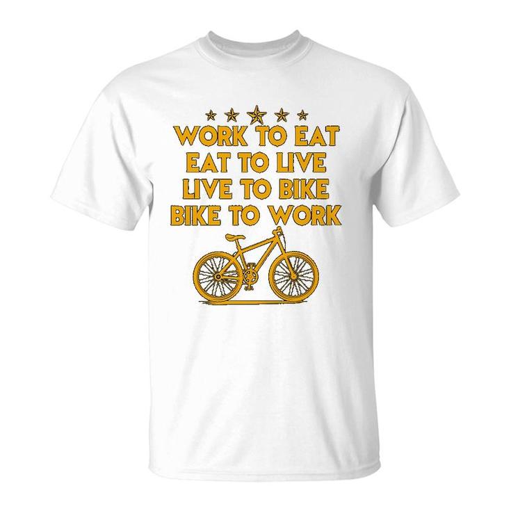 Live To Bike Bike To Work T-Shirt