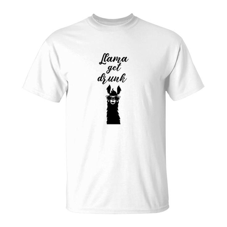 Llama Get Drunk T-Shirt