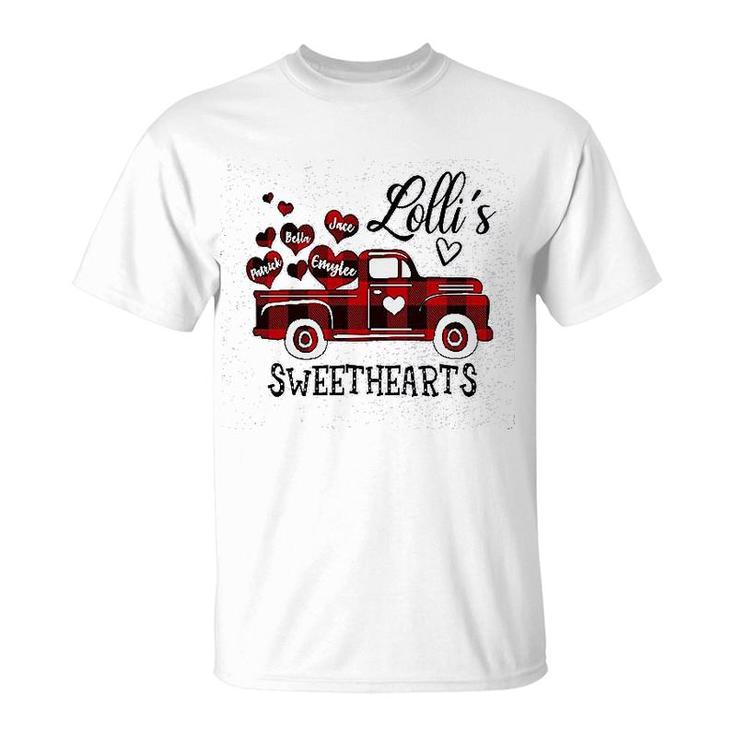 Lollis Red Truck Sweethearts T-Shirt