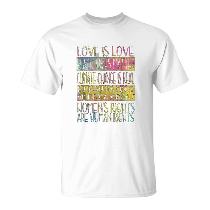Love Is Love  Equality Feminist T-Shirt