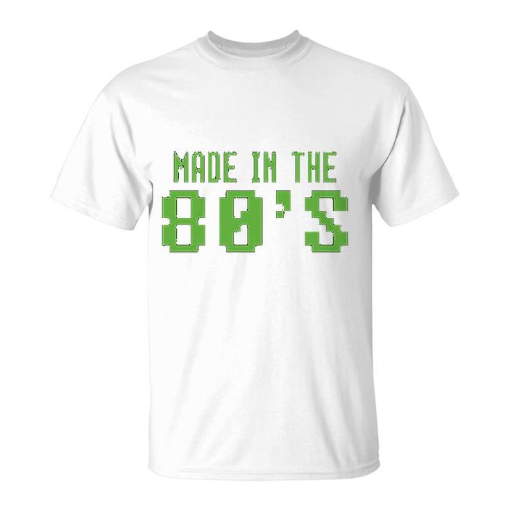 Made In The 80s Green On T-Shirt