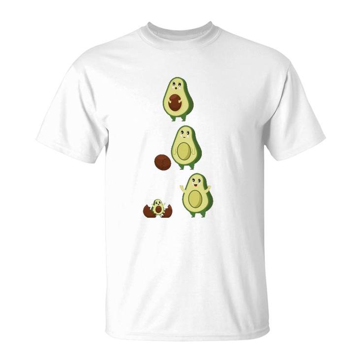 Mamacado Pregnant Mom Cute Avocado Baby T-Shirt