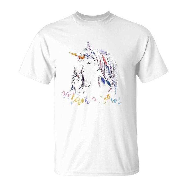Mamacorn Mother's Day Unicorn Lover T-Shirt