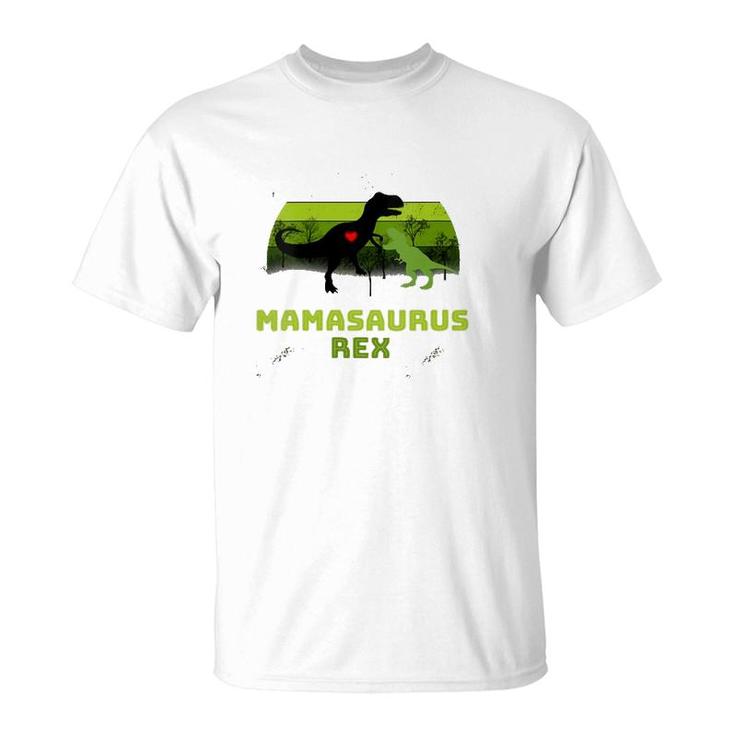 Mamasaurus Rex Dinosaur Funny Mamasaurus Family Vintage T-Shirt