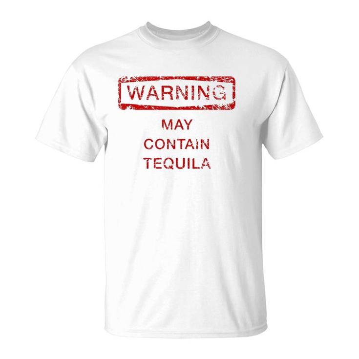 May Contain Tequila  Funny Cute Gift Cinco De Mayo  T-Shirt