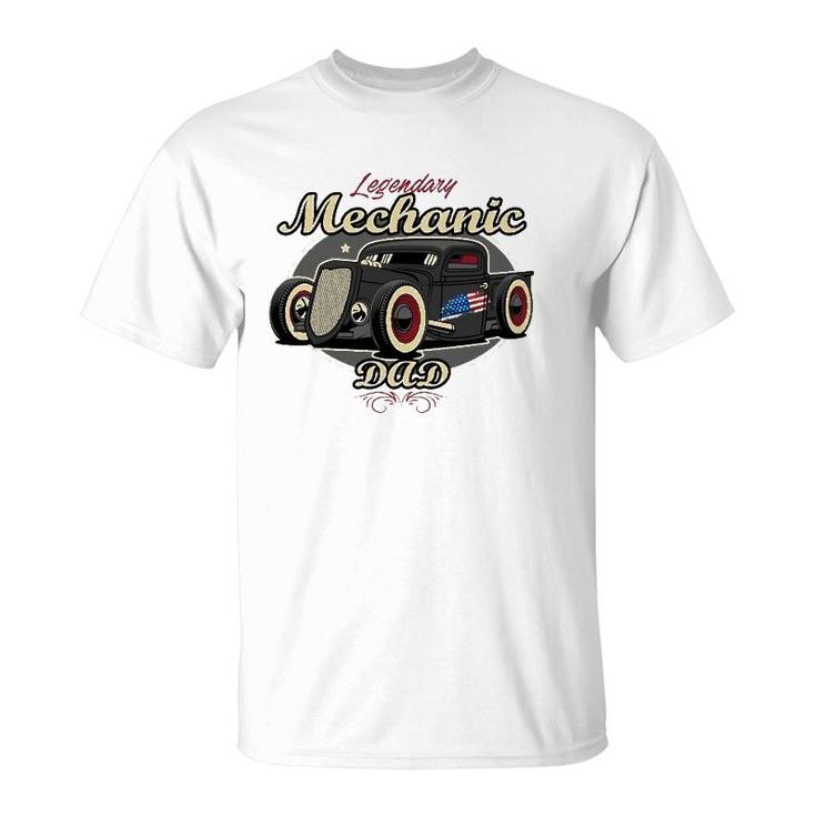 Mechanic Legendary Mechanic Dad T-Shirt