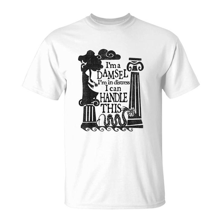 Meg Damsel Retro Quote Poster T-Shirt