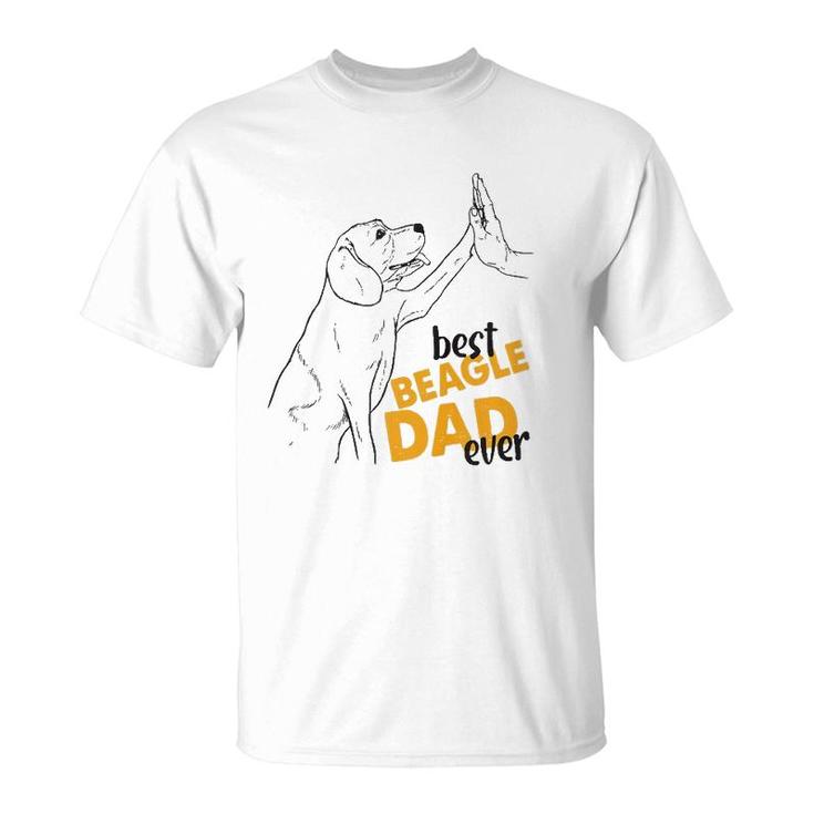 Mens Best Beagle Dad Ever Beagle For Men Beagle Daddy  T-Shirt