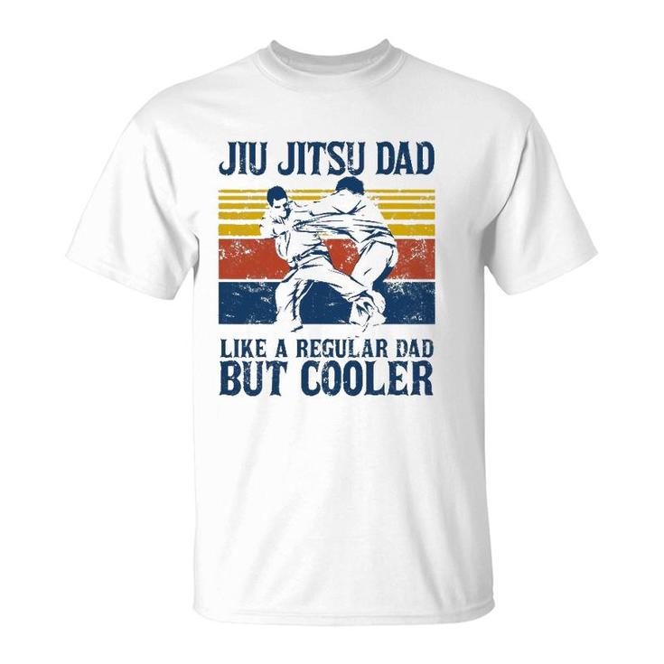 Mens Father’S Day Jiu Jitsu Dad Training Father Vintage Funny T-Shirt