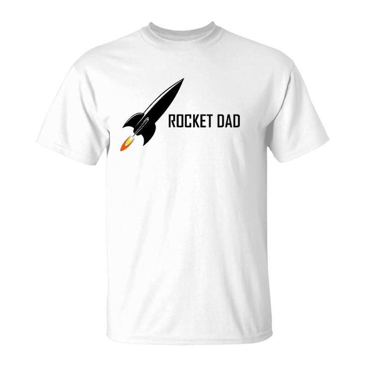 Mens Father's Day Rocket Dad Gift T-Shirt