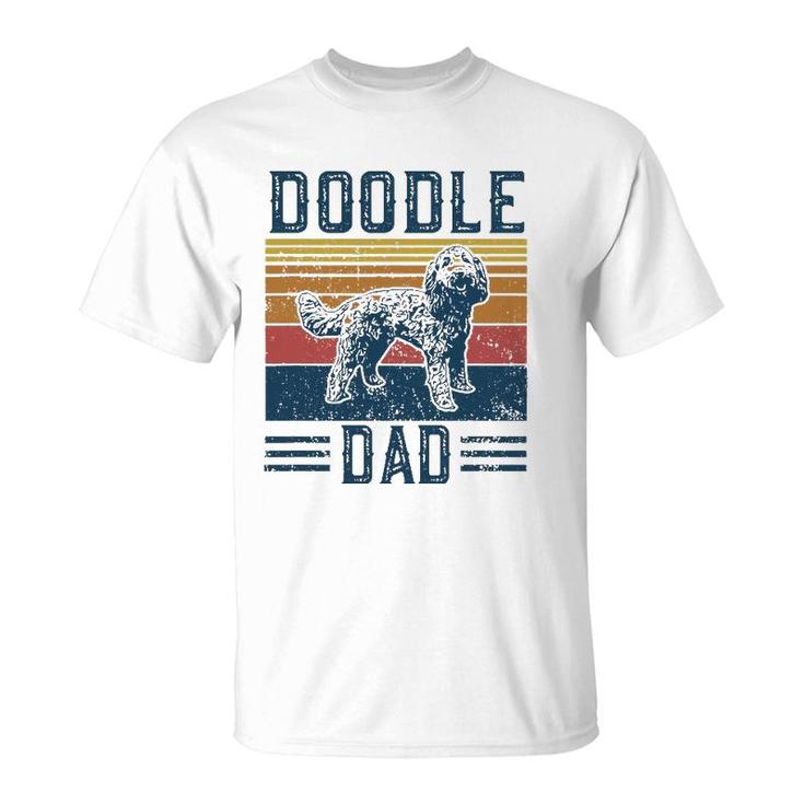 Mens Funny Vintage Doodle Dad - Aussie Doodle & Goldendoodle T-Shirt