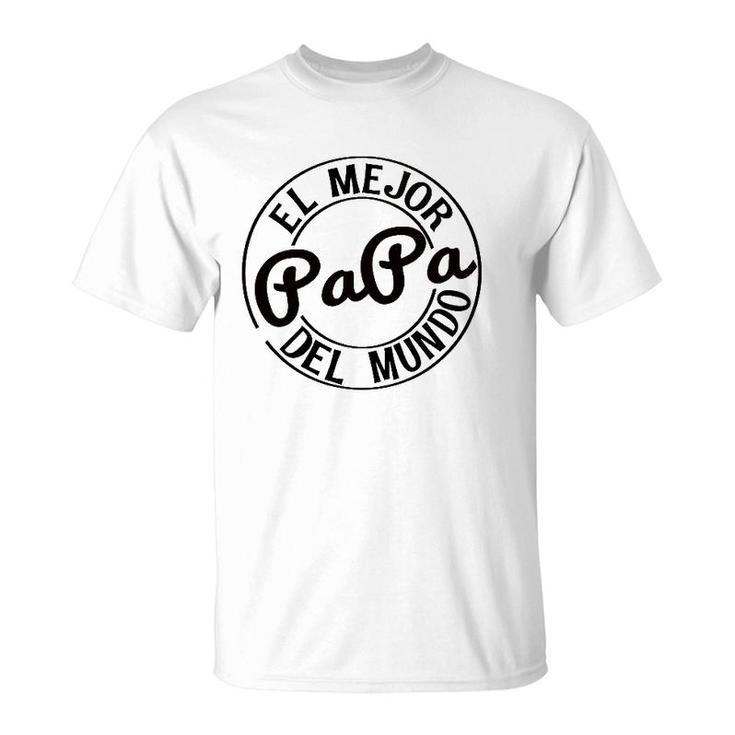 Mens Men's Fathers Day Tee - El Mejor Papa Del Mundo T-Shirt