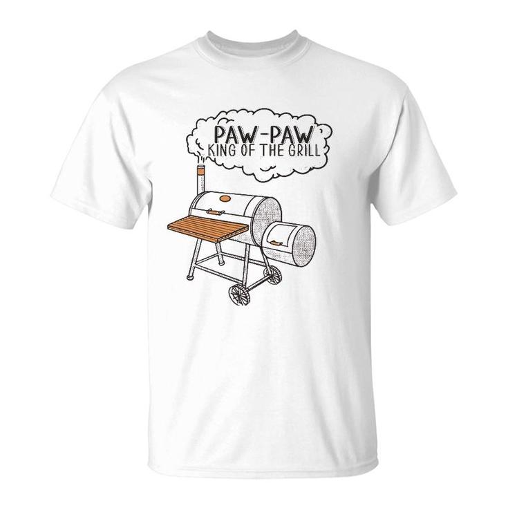 Mens Paw-Paw King Of The Grill Father's Day T-Shirt