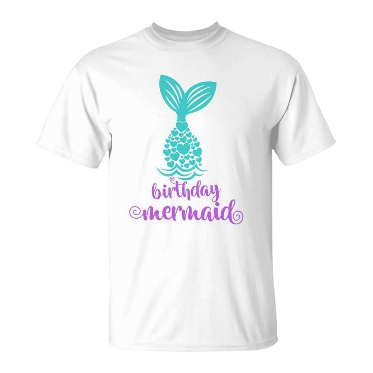 Mermaid Matching Family Birthday Mermaid Ocean T-Shirt