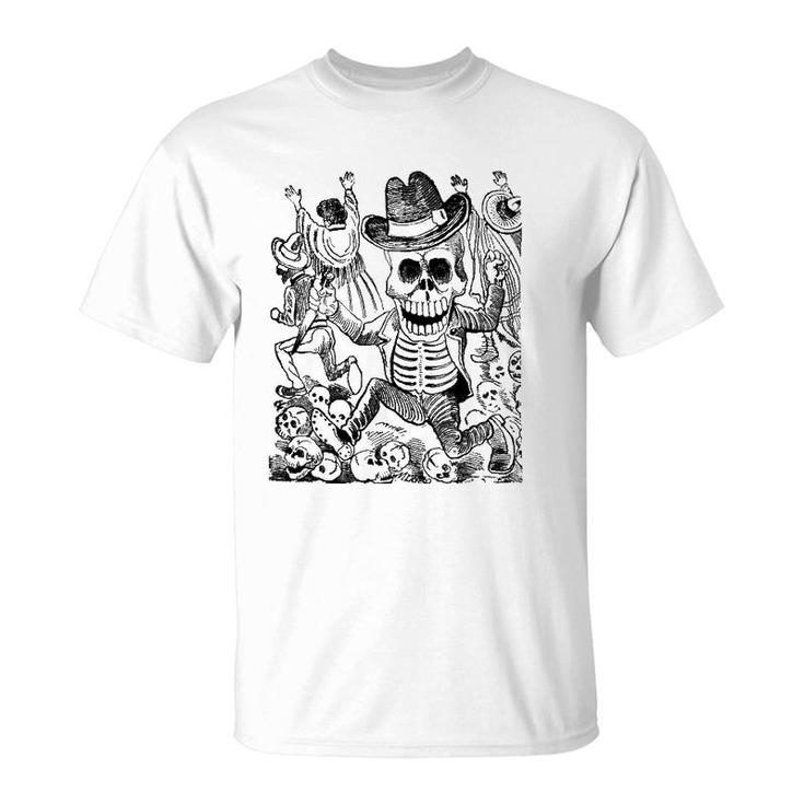 Mexico Day Of The Dead T Art Design Dia De Los Muertos T-Shirt