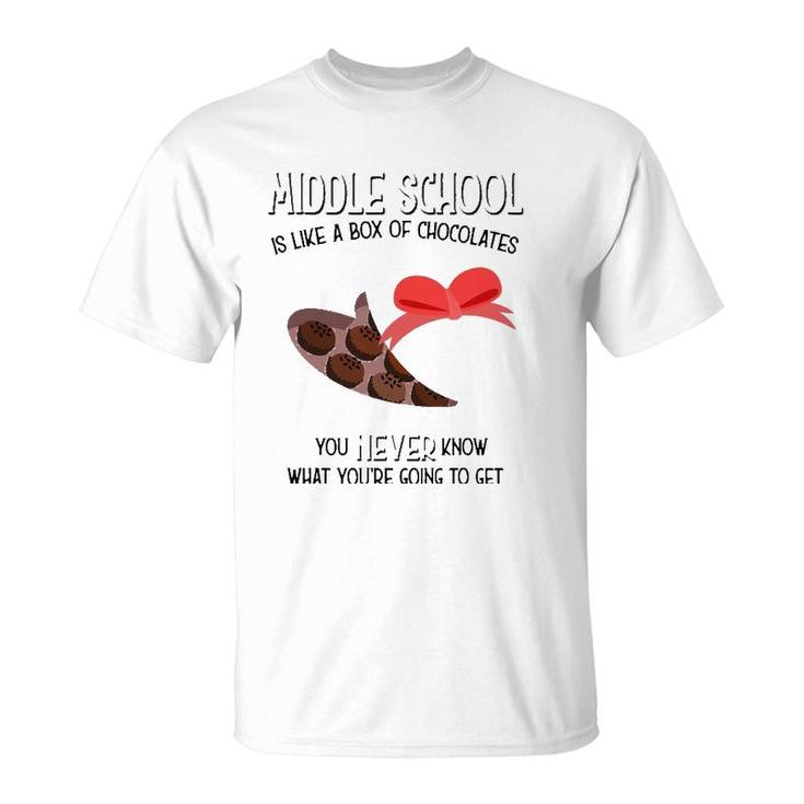 Middle School Teacher Valentine S Day Gift Kids T-Shirt