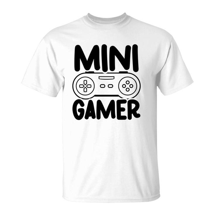 Mini Gamer Video Game Lover Black T-shirt