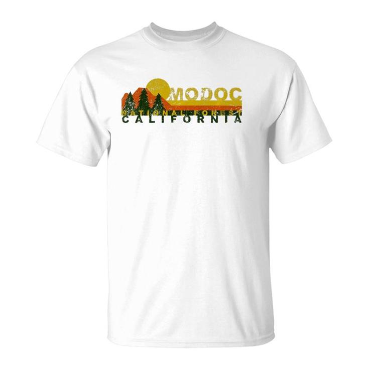 Modoc National Forest Vintage Retro  T-Shirt
