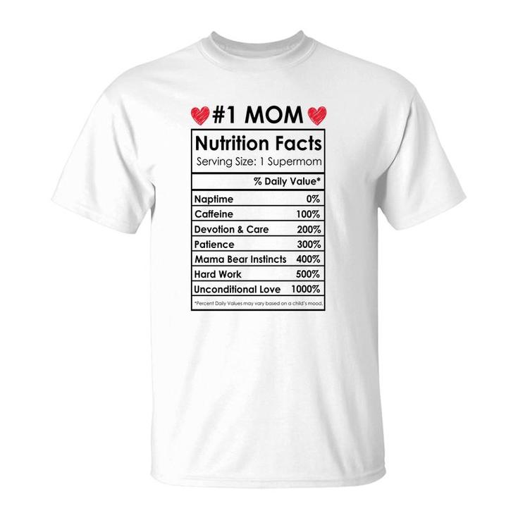 Mom Nutrition Facts T-Shirt