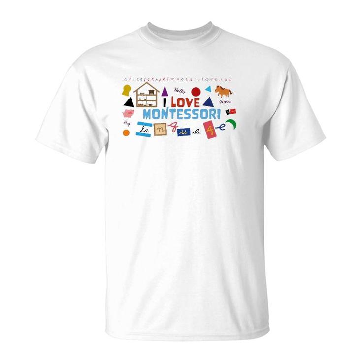 Love Montessori Tshirt Love Montessori Tshirt