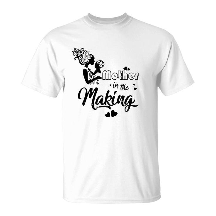 Mother In The Making Mom And Son Black Version T-Shirt