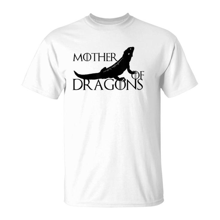 Mother Of Bearded Dragons Beardie Mom Reptile Pet Queen Gift T-Shirt