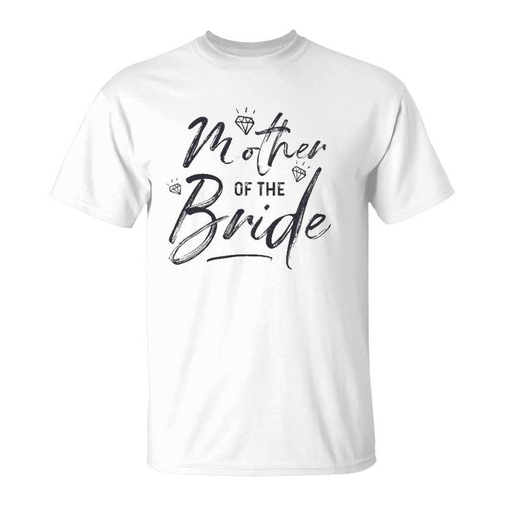 Mother Of The Bride Calligraphy For Wedding Party T-Shirt
