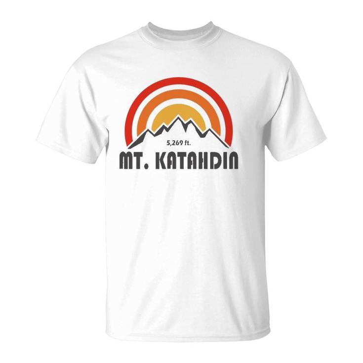 Mt Katahdin Maine Vintage T-Shirt