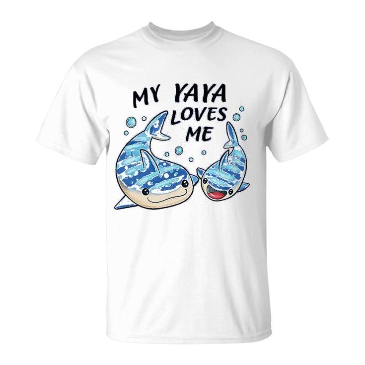 My Yaya Loves Me Whale Shark T-Shirt