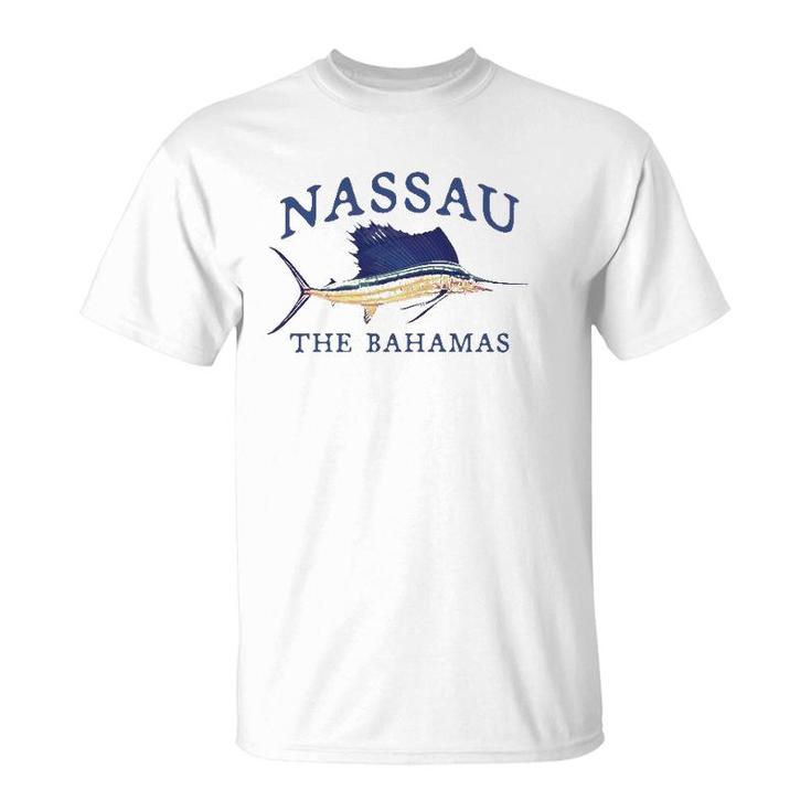 Nassau The Bahamas Sailfish Lover Gift T-Shirt