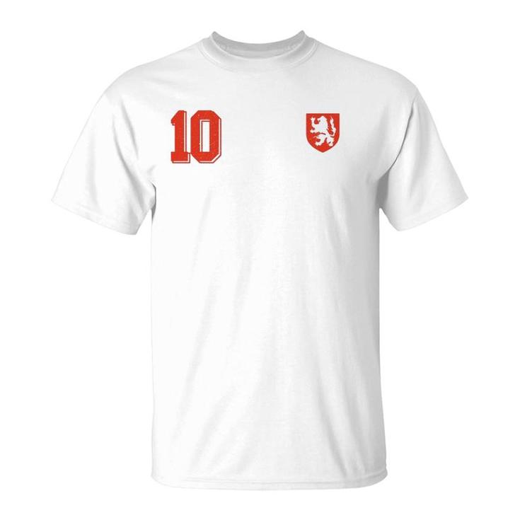 Netherlands Or Holland Design In Football Soccer Style T-Shirt