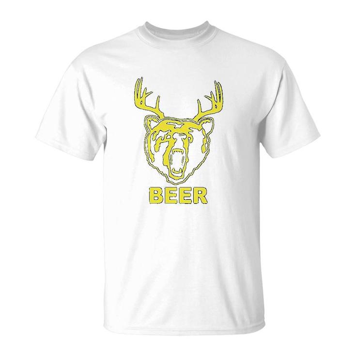 New Beer Deer Bear Sunny Mac Funny Tv T-Shirt