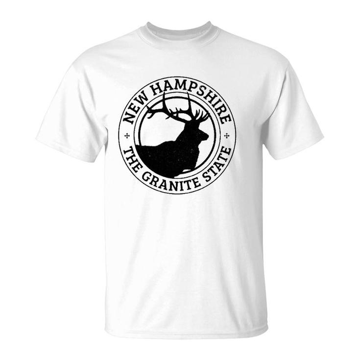 New Hampshire Granite State Elk Hunting Hunter Souvenir Gift  T-Shirt