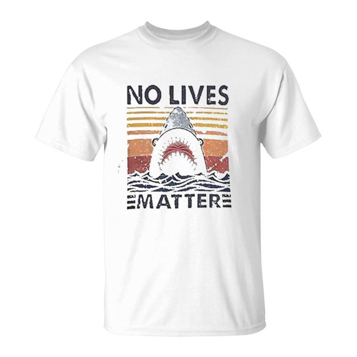 No Lives Matters Shark Graphic T-Shirt