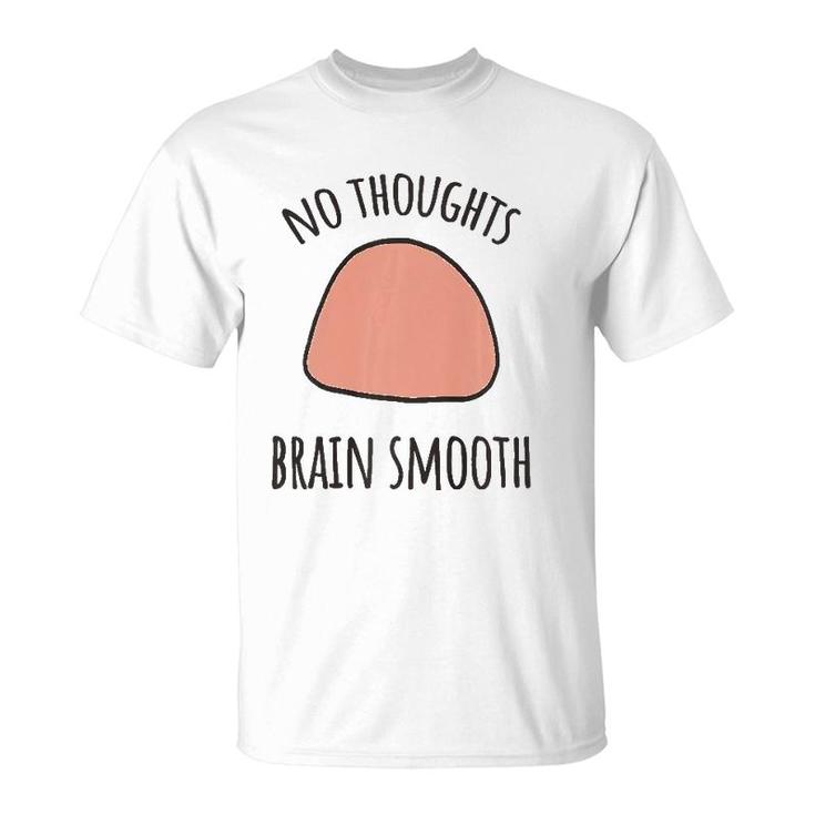 No Thoughts Brain Smooth Internet Funny Meme Smooth Brain Premium T-Shirt
