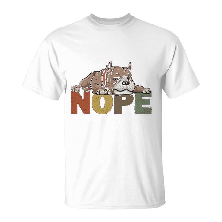 Nope Pitbull T-Shirt