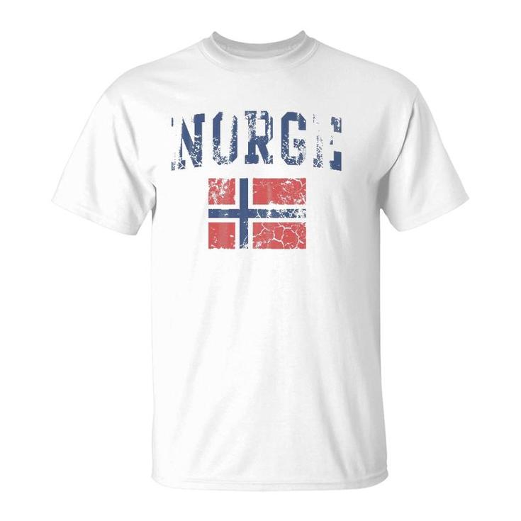 Norge Flag Norway Norwegian Home Love Family T-Shirt