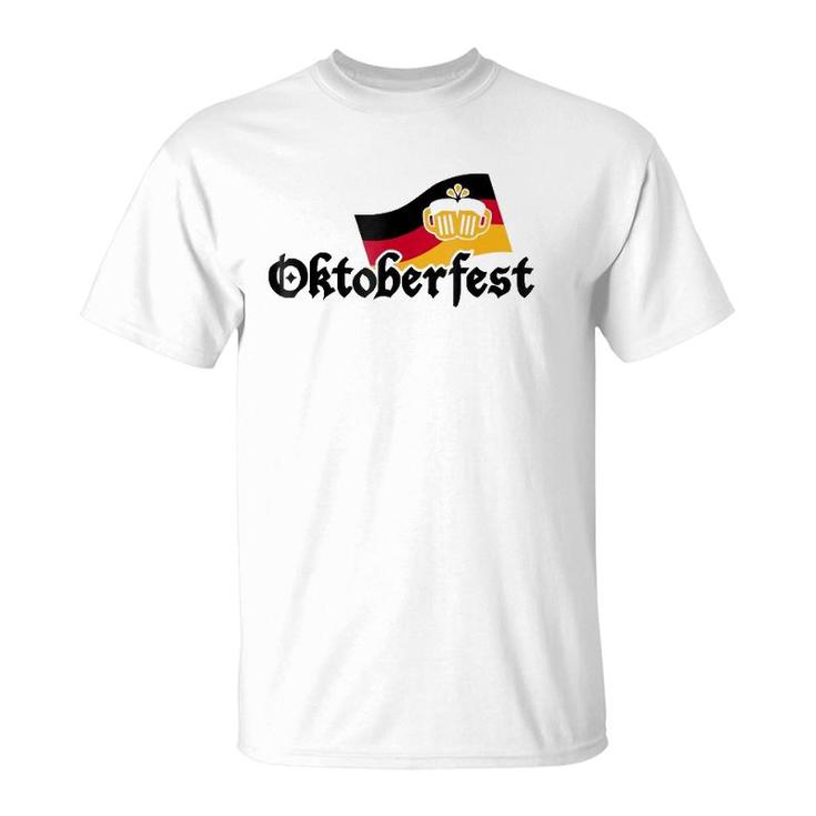 Oktoberfest Germany Flag Vintage T-Shirt