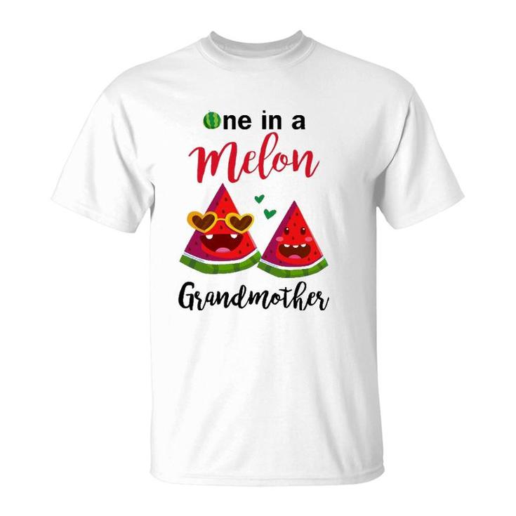 One In A Melon Grandmother Watermelonsummer T-Shirt
