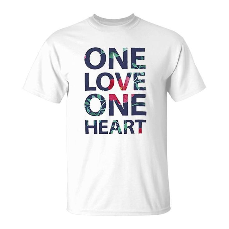 One Love One Heart Beautiful Marley Hippie T-Shirt