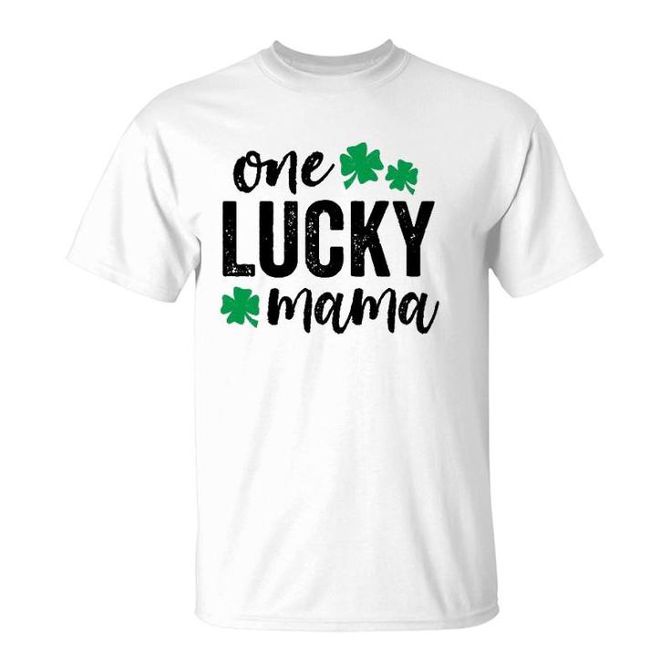 One Lucky Mama St Patrick's Day Gift Green Mom Light T-Shirt