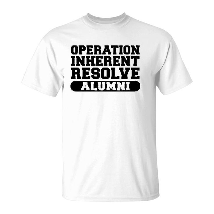 Operation Inherent Resolve Alumni Oir Veteran  T-Shirt