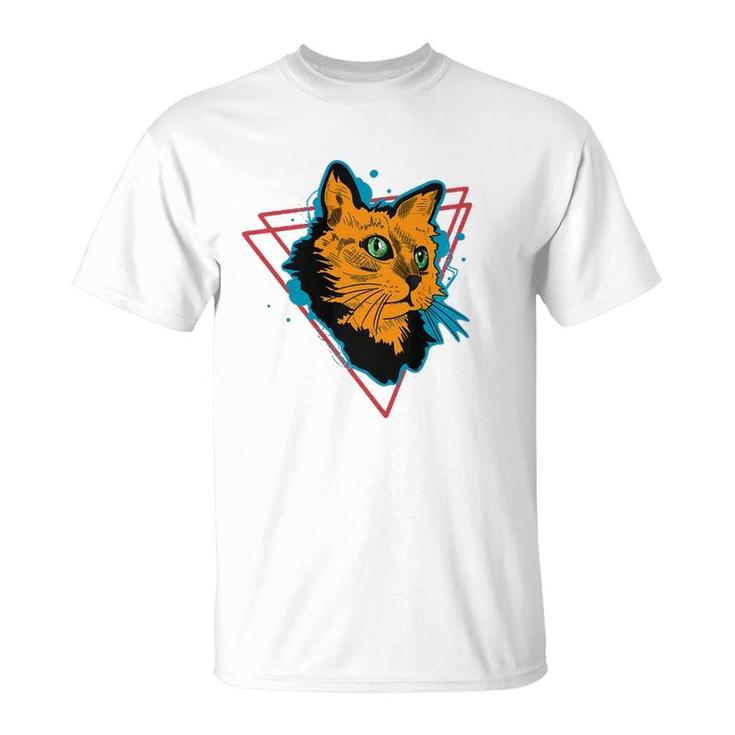 Orange Kitty Cat  T-Shirt