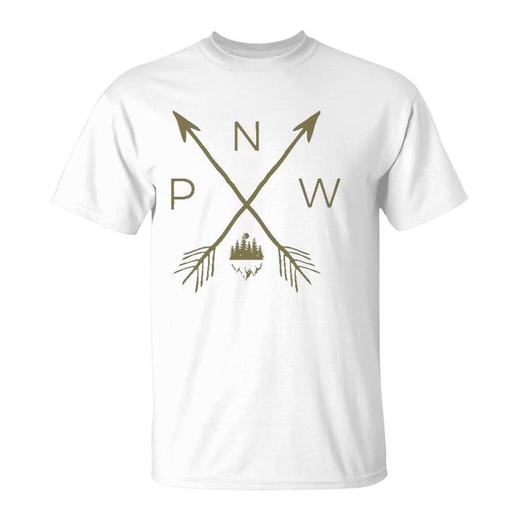 Pacific Northwest Mountain Cool Pnw Pacific Northwest T-Shirt