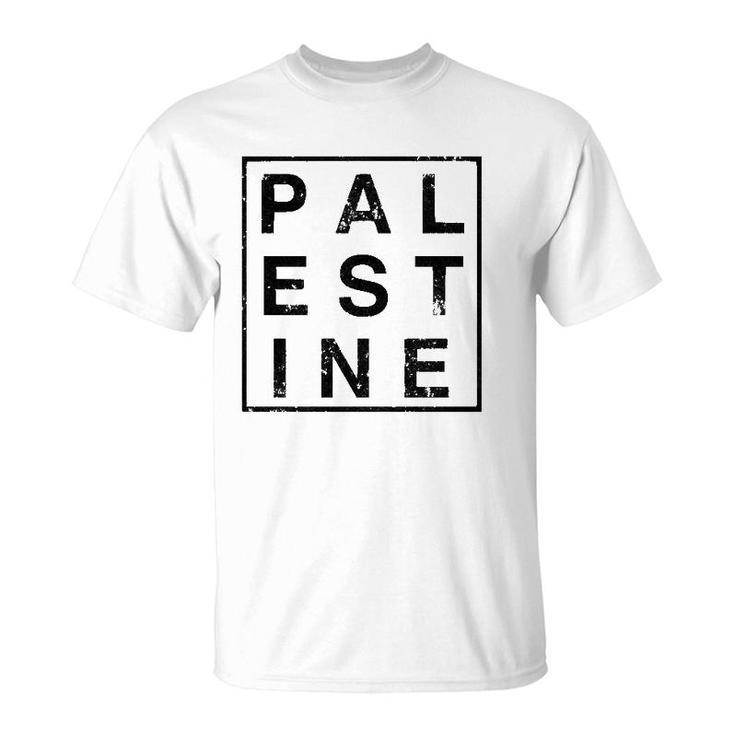Palestine Distressed Halloween Christmas Funny Cool  T-Shirt