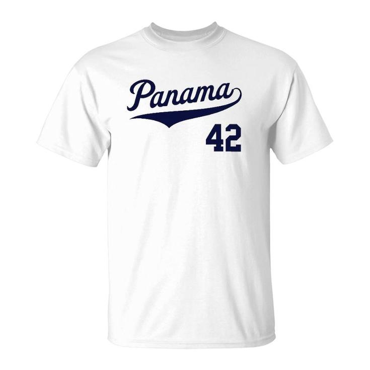 Panama Baseball Soccer Jersey Futbol Beisbol 42 Ver2 T-Shirt