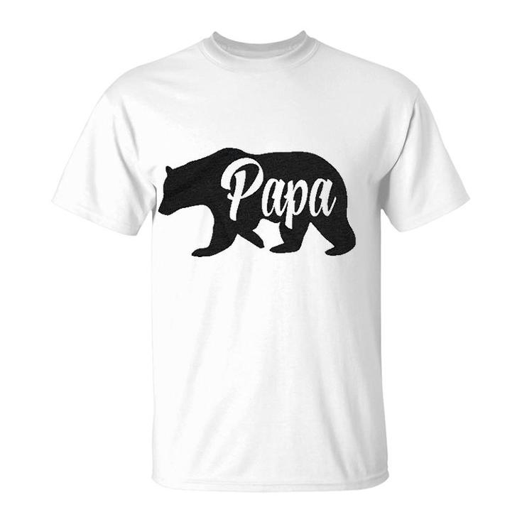  Papa Bear Funny Gifts For Birthday T-Shirt